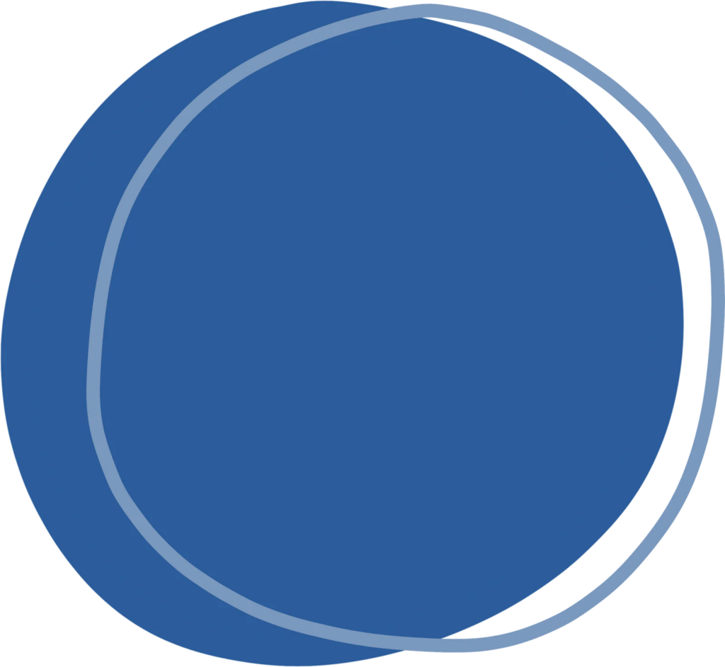 graphisme bleu abstrait évoquant calme et équilibre pour mage-conseil à merignac