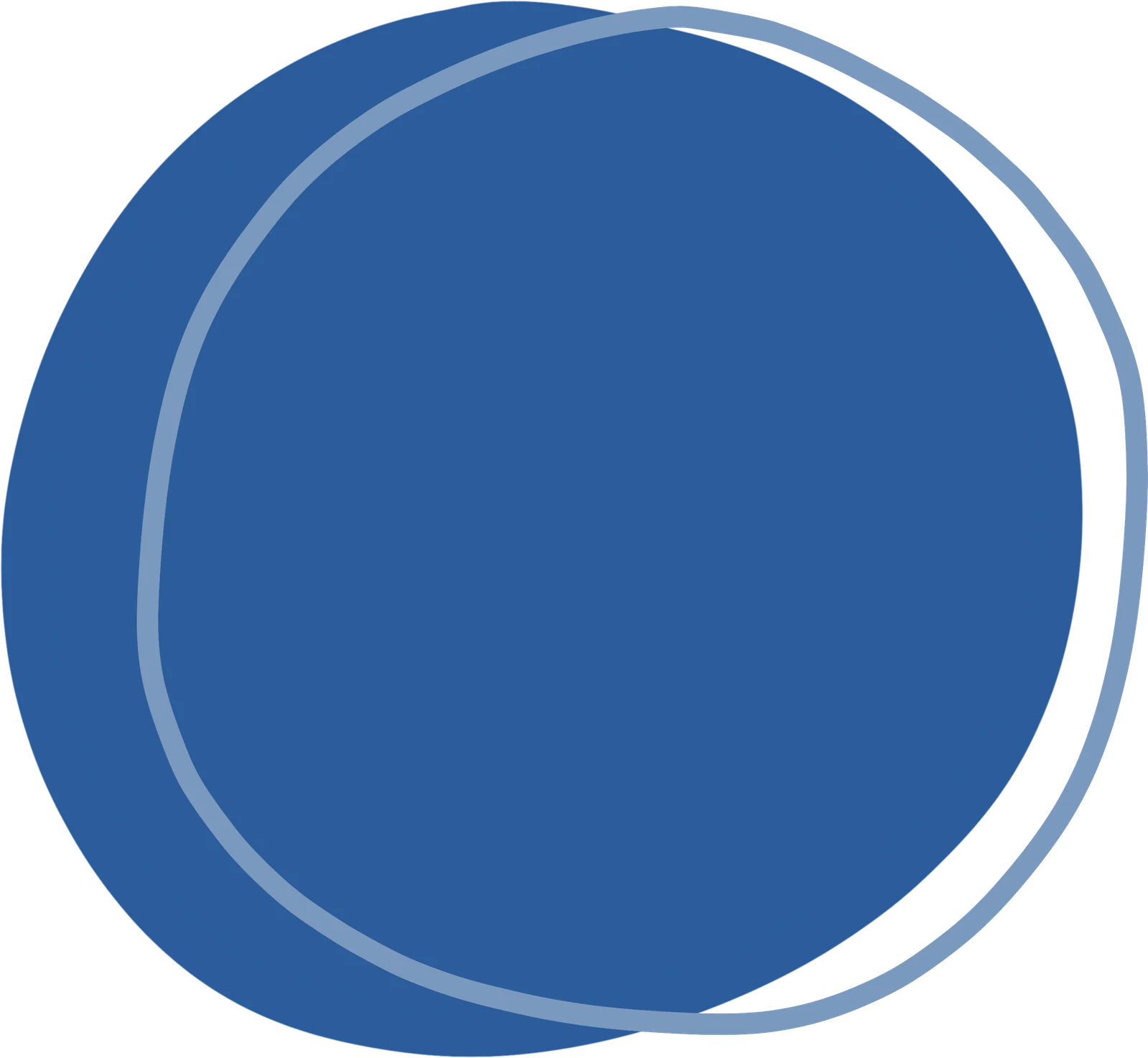 graphisme bleu abstrait évoquant calme et équilibre pour mage-conseil à merignac